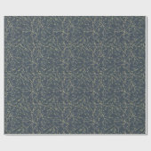 Botanica Kerst Modern Minimaal Cadeaupapier (Vlak)