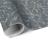 Botanica Kerst Modern Minimaal Cadeaupapier (Rol Hoek)