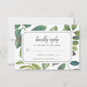Botanica RSVP-kaart RSVP Kaartje (Voorkant)