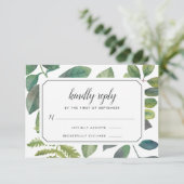 Botanica RSVP-kaart RSVP Kaartje (Staand voorkant)