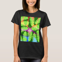 BOTANICAL ABSTRACT FEUILLES DE BANANIER T-Shirt