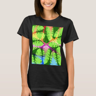 BOTANICAL ABSTRACT FEUILLES DE BANANIER T-Shirt