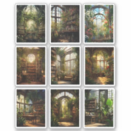 Botanical Academia vinyl sticker