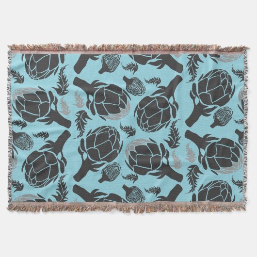 Botanical Artichoke Art Home Decor Deken (Voorkant)