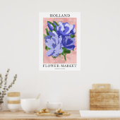 Botanical Bliss: A Flower Market Collection Poster (Keuken)