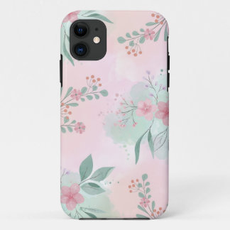 "Botanical Bliss: Bloemen gedrukt telefoon Hoesje" iPhone 11 Hoesje