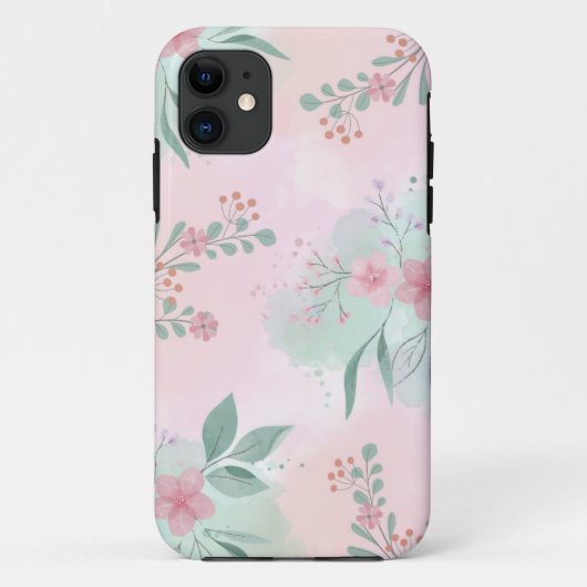 "Botanical Bliss: Bloemen gedrukt telefoon Hoesje" Case-Mate iPhone Case (Achterkant)