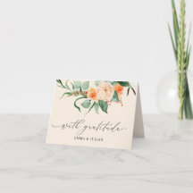 Botanical Boho Greenery Personalized Names Wedding