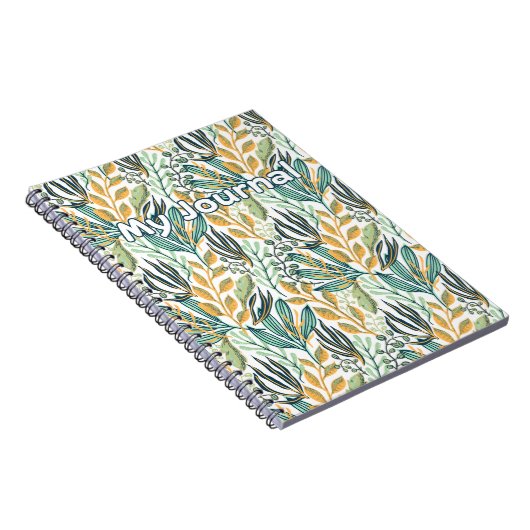 Botanical Breeze – Carnet floral "Mon Journal" (Côté Droit)