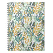 Botanical Breeze – Carnet floral "Mon Journal" (Devant)