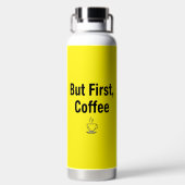 Botanical Brew – Floral Insulated Bottle for Coffe Waterfles (Achterkant)