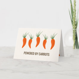 Botanical Carrots Collection Birthday Kaart