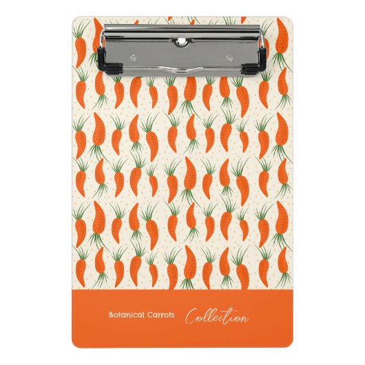 Botanical Carrots Collection Mini Klembord (Voorkant)