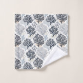 Botanical Coral Ocean Vibes (Gant de toilette)
