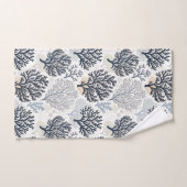 Botanical Coral Ocean Vibes (Serviette à main)