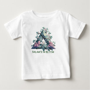 Botanical Crystal Baby Shirt – Natuur & Bloemkunst