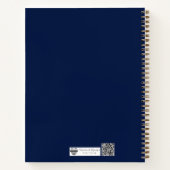 Botanical Cyanotype Art Notitieboek (Achterkant)