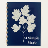 Botanical Cyanotype Art Planner (Voorkant)