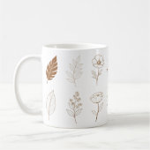 Botanical Design mugs (Gauche)
