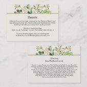 Botanical Dream Ivory Back Détail Cartes de boîtie (Devant / Derrière)