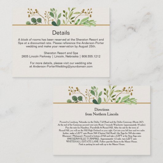 Botanical Dream Ivory Back Détail Cartes de boîtie (Devant / Derrière)