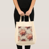 Botanical Floral Grocery Tote – Eco Friendly bag (Voorkant (product))