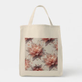 Botanical Floral Grocery Tote – Eco Friendly bag (Achterkant)