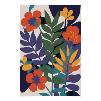 Botanical Flower Poster Nr. 16 Perfect Poster