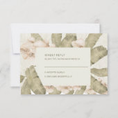 Botanical Garden Wedding  RSVP Kaartje (Voorkant)