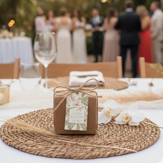 Botanical Garden Wedding  Thank You Favor Cadeaulabel