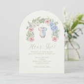 Botanical Gender Reveal Invitation (Debout devant)