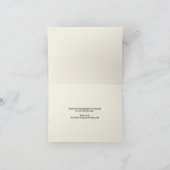 Botanical Glamour | Carte de note Merci (Intérieur)
