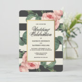 Botanical Glamour | Faire-part de mariage (Debout devant)