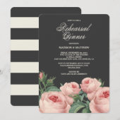 Botanical Glamour| Invitation au dîner de répétiti (Devant / Derrière)