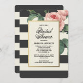 Botanical Glamour | Invitation de douche nuptiale (Devant / Derrière)