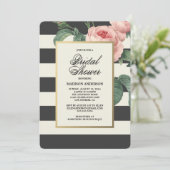 Botanical Glamour | Invitation de douche nuptiale (Debout devant)