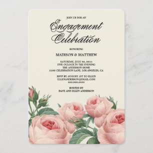 Botanical Glamour Invitation de la partie d'engag