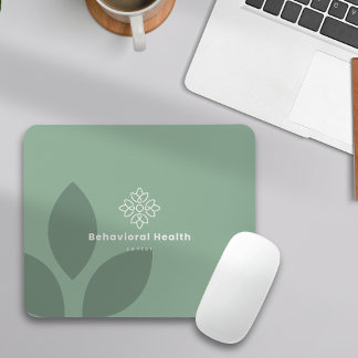Botanical Green Counselor Gedragsgezondheid Logo  Muismat