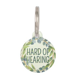 Botanical Hard of Hearing Green Deafness Huisdierpenning