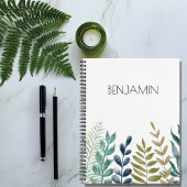 Botanical Harmony Personalized Journal