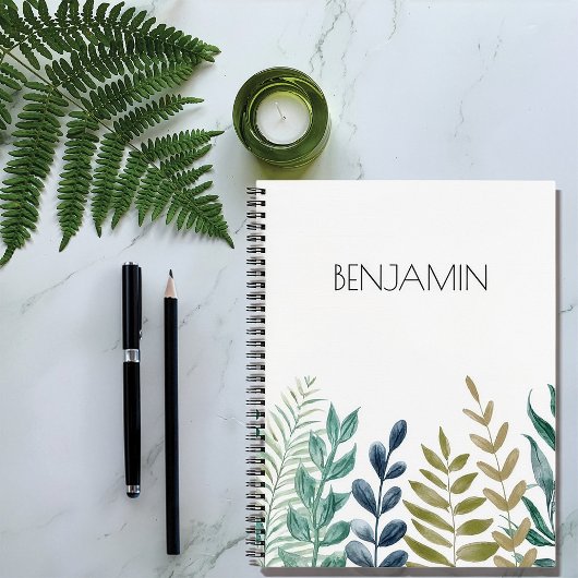 Botanical Harmony Personalized Journal