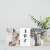 Botanical Joy Empreinte de Patte | Carte Photo de  (Debout devant)