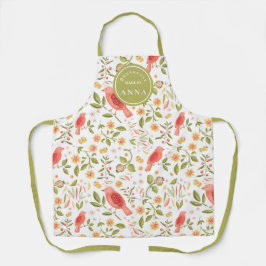 Botanical Kitchen – Garden Bird & Fruit Design Schort