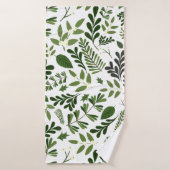 Botanical Leaf and Berries Homeware Imprimer Motif (Serviette de bain)