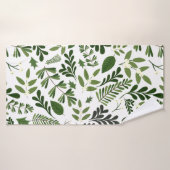 Botanical Leaf and Berries Homeware Imprimer Motif (Serviette de bain)