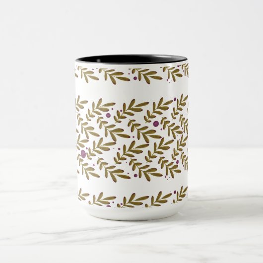 Botanical Leaf Combo Mug (15 oz) (Centre)