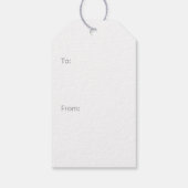 Botanical Leaf Nature Cadeaulabel (Achterkant)