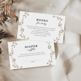 Botanical Leaves Book Request Enclosure Kaart