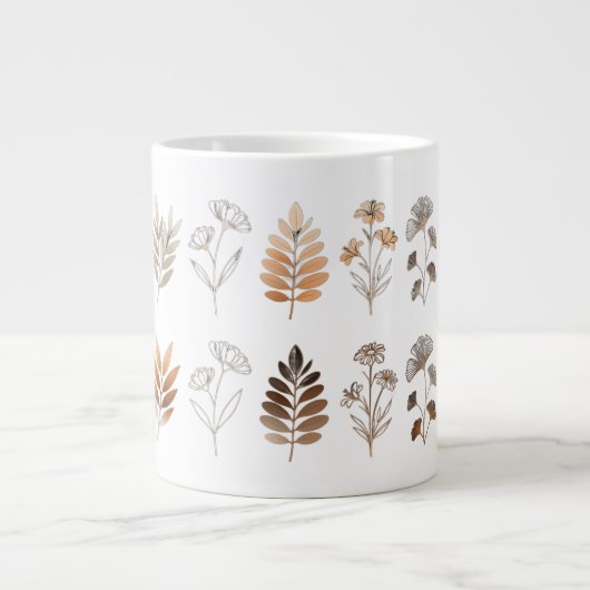 Botanical Line Art mugs (Devant)