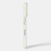 Botanical Line Art Phone Case – Minimalist Floral  (Achterkant / Rechts)